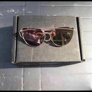 Nectar Rose Gold polarized Mosa Sunglasses
